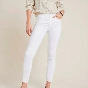 Ella Moss High Waist Straight Jeans White Size 30